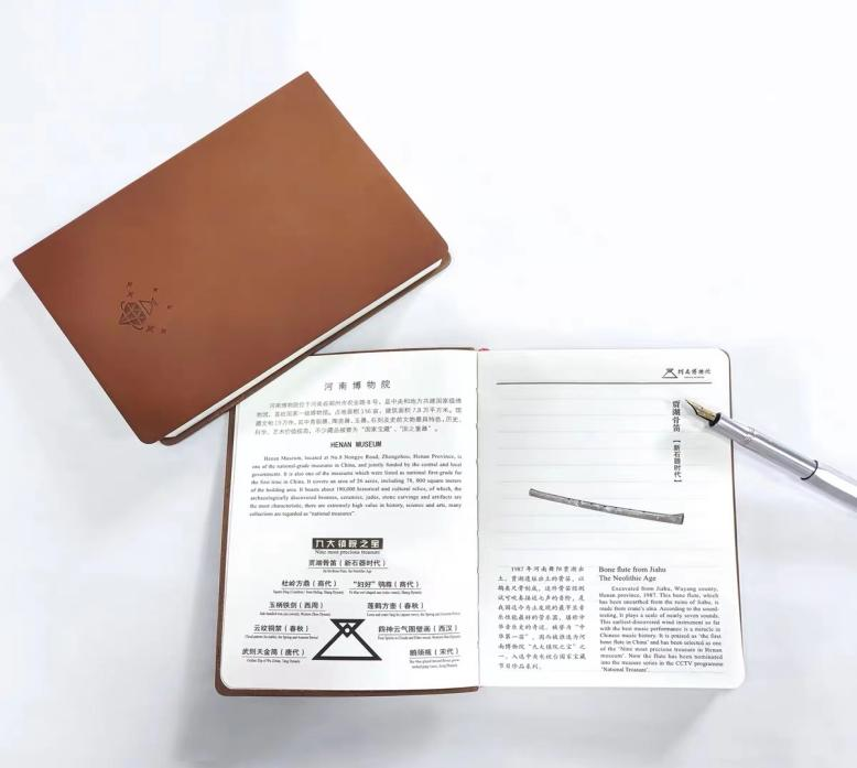 Notebook with the pictures of "Nine Collection Highlights"