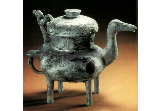 中国古美術 西周 青銅器 匍雁形盉 禮器 酒器 銘文 邢国 周代 古代青銅 古玩 匍雁铜盉- 河南博物院