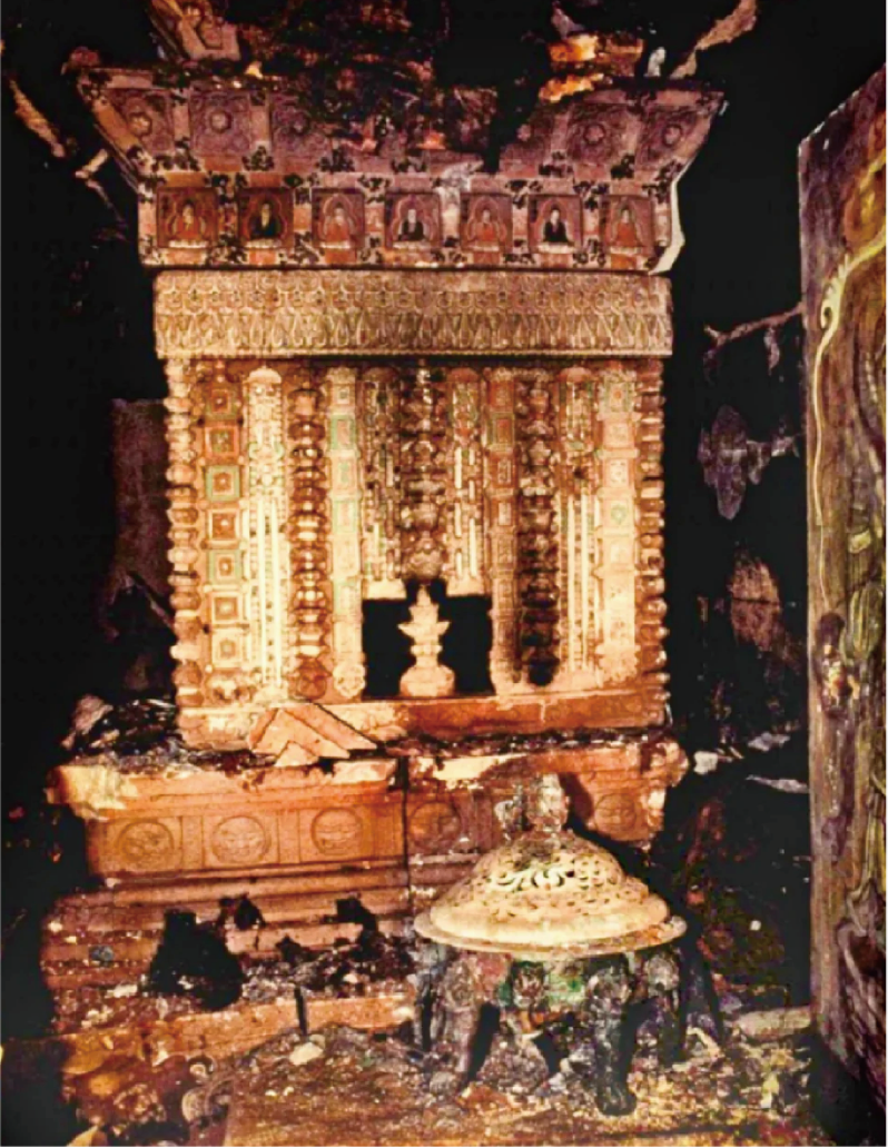 1987年陕西扶风法门寺地宫唐代窖藏现场