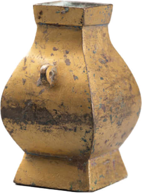 洛阳偃师寇店窖藏出土的鎏金铜