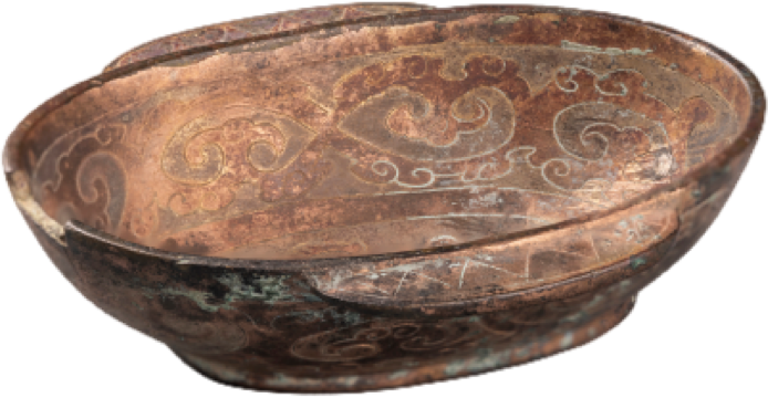 洛阳偃师寇店窖藏出土的鎏金耳杯